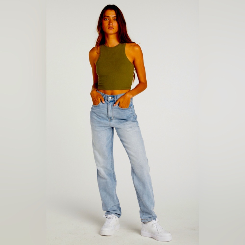 RSQ 90s Jeans Light Wash Baggy High Rise 100% Cotton - Size 27 - Y2K Style